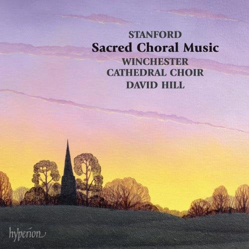 "Album cover featuring a serene landscape with a church steeple at sunset."