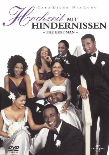 DVD cover for "Hochzeit Mit Hindernissen" featuring a wedding party.