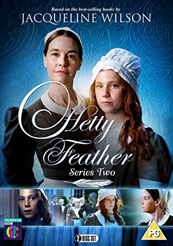 Hetty Feather Series 2 DVD cover featuring two young women in Victorian dress.