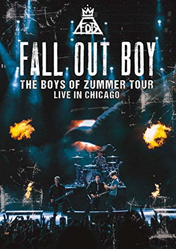 Fall Out Boy concert DVD cover featuring band performing onstage with crowd.