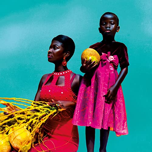 Vinyl album cover featuring two young Black women with fruit.