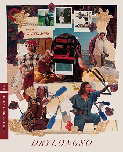 Drylongso" Blu-ray cover: collage of film stills and textured floral elements.