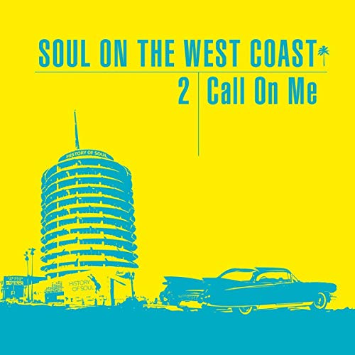 CD cover: yellow background, blue building, classic cars, and text.