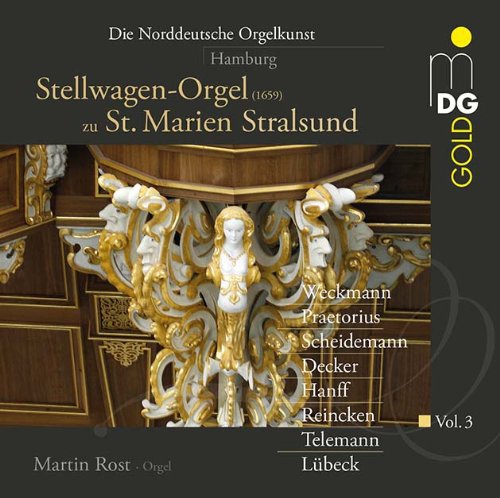 CD cover featuring an ornate golden and white organ with dark background.