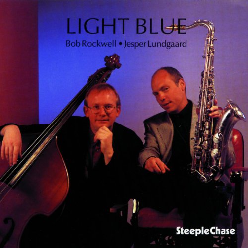 CD cover featuring two musicians with a saxophone and double bass.