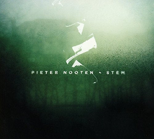 "Pieter Nooten - Stem" CD cover with green gradient background and abstract white shapes.