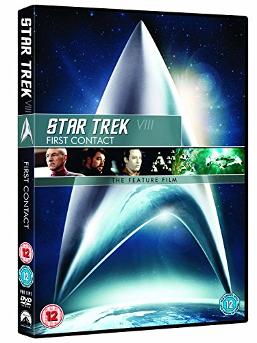 "Star Trek: First Contact DVD case with spaceship and characters on the cover."