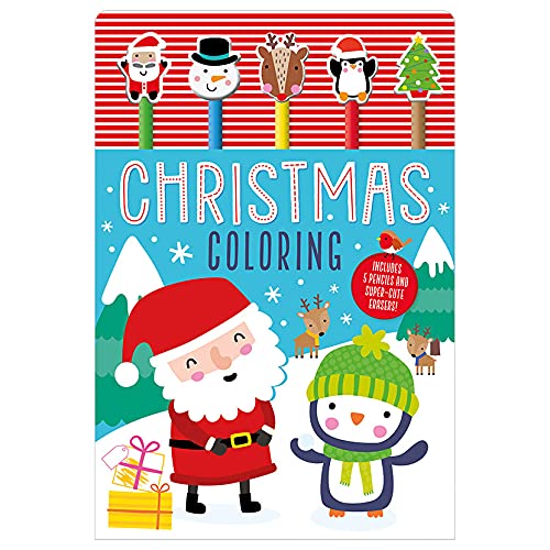 Christmas Colouring (Eraser Pencil Toppers)