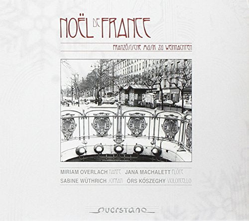 CD cover: black and white street scene with ornate railing, text details.