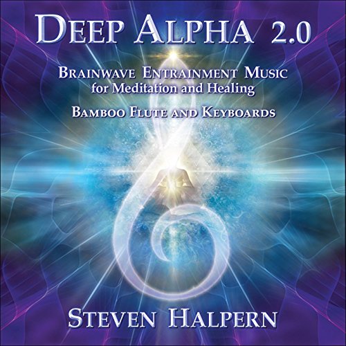 CD cover for "Deep Alpha 2.0" with swirling blue and purple design.