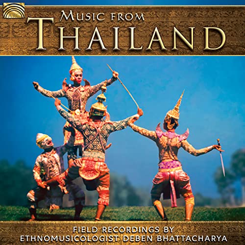 CD cover: Thai dancers in ornate costumes performing with swords.