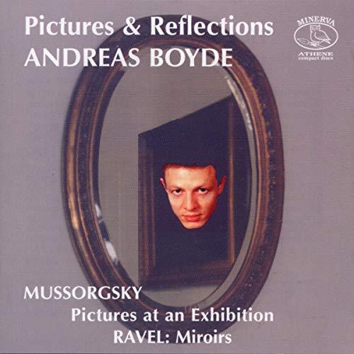 CD cover: man’s face reflected in an ornate oval mirror.