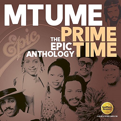 Album cover with "MTUME" and "PRIME TIME" in large text, featuring group members' images.