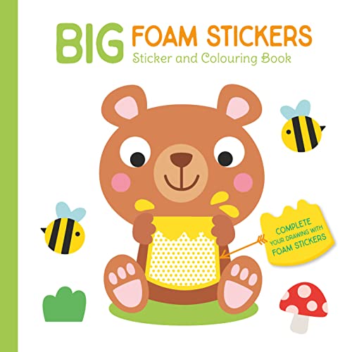 Bear (Big Foam Stickers): Sticker and Colouring book: Sticker and Colouring book, Bear