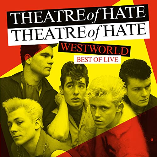 Theatre Of Hate album cover featuring four young men with styled hair.