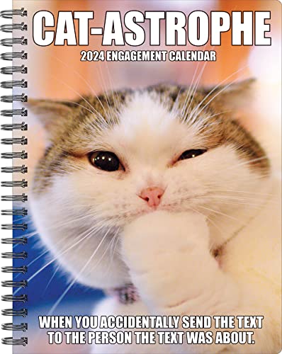 Cat-Astrophe 2024 6.5 X 8.5 Engagement Calendar