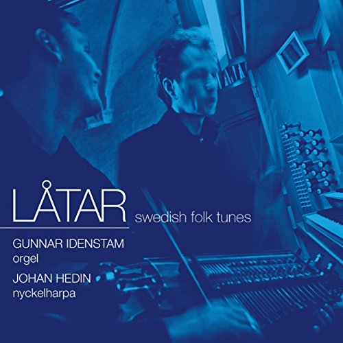 CD cover featuring two musicians and text: "LÅTAR Swedish folk tunes".