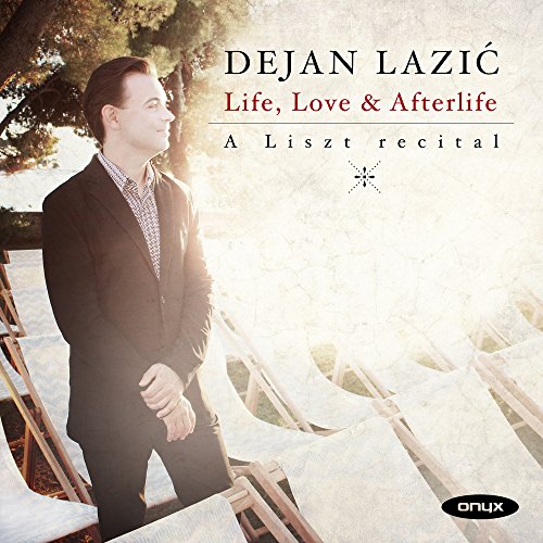 CD cover featuring pianist Dejan Lazic in a suit, looking left.