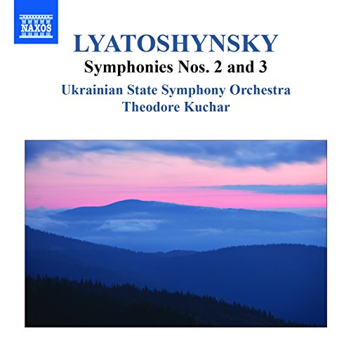 "CD cover with blue logo, text, and a serene mountain landscape image."