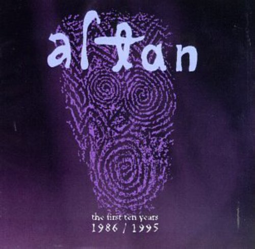 The image is a purple CD cover with a fingerprint and white text.