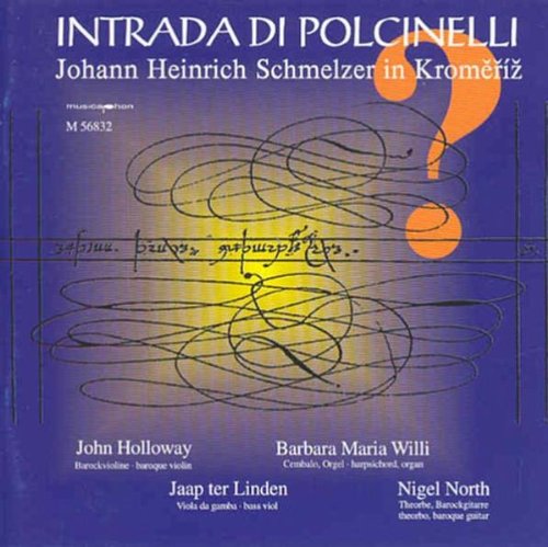 "CD cover with abstract yellow and black design on a blue background."