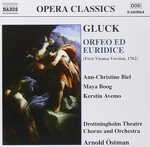 CD cover for Gluck's *Orfeo ed Euridice* opera, featuring a classical painting.