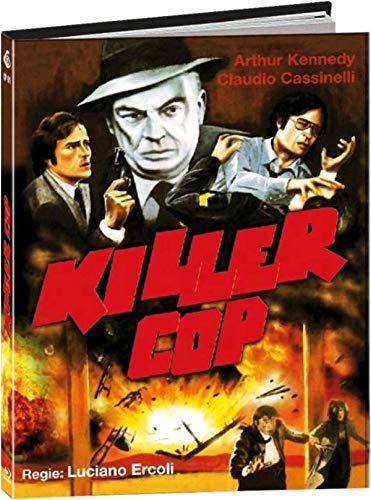 Blu-ray cover for "La Polizia Ha Le Mani Legate" featuring a man with a gun.