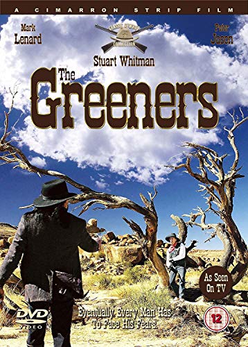 DVD cover for Western film "The Greeners" featuring cowboys in a desert.