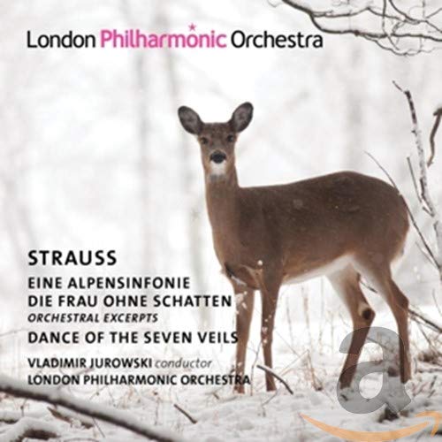 CD cover featuring a deer in a snowy, wintry landscape.