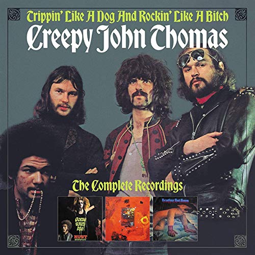 "CD cover featuring three men, with album title and smaller album art images."