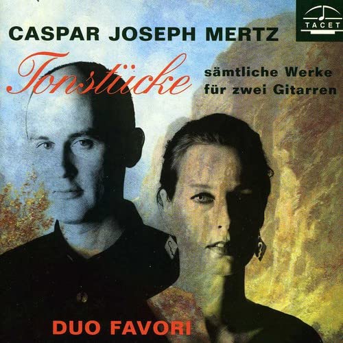 CD cover featuring portraits of two men and musical notation.
