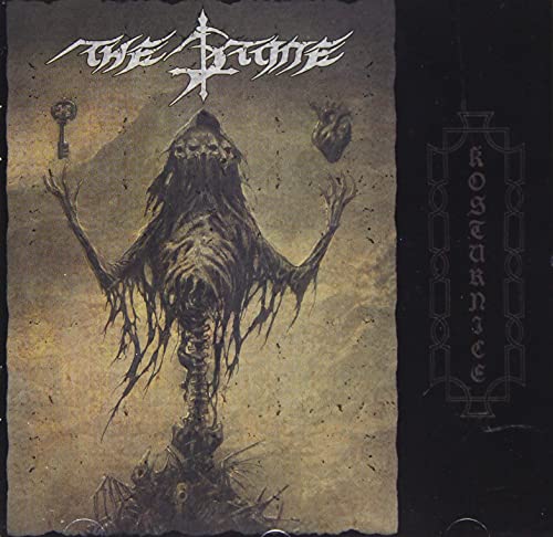 CD cover for "The Stone - Kosturnice" featuring dark, skeletal figure art.
