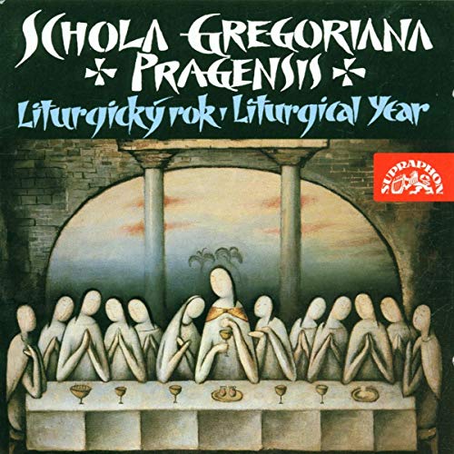 CD cover depicting a stylized Last Supper scene under an archway.