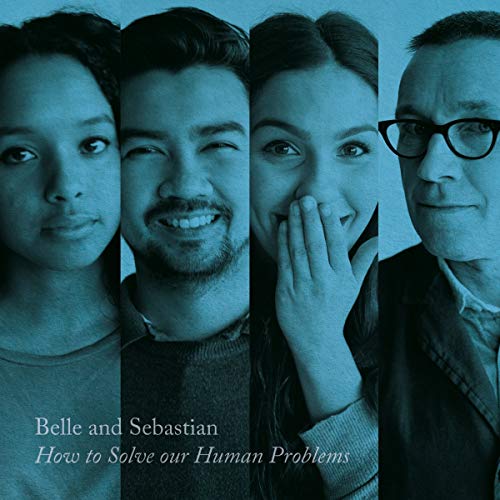 Album cover featuring four faces in a blue-toned, vertical composition.