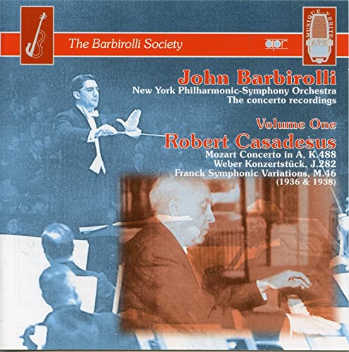 CD cover featuring conductor John Barbirolli and pianist Robert Casadesus.