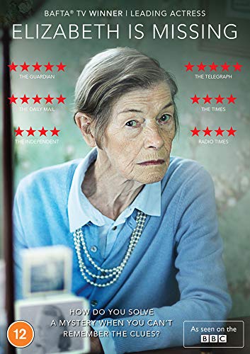 DVD cover for “Elizabeth Is Missing” featuring Glenda Jackson’s portrait.