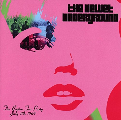 Pink album cover for The Velvet Underground’s "The Boston Tea Party" CD.