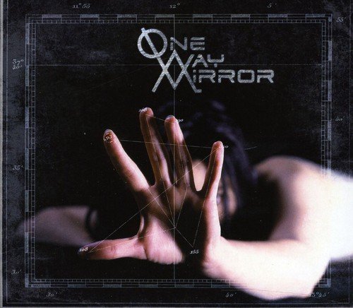 Album cover with a person reaching out with their hand, surrounded by a technical diagram.