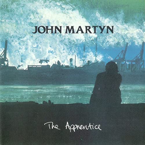 Album cover for John Martyn’s “The Apprentice” featuring a man by a harbor.