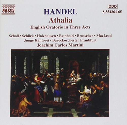 CD cover with 'Handel Athalia' title and a classical scene painting.
