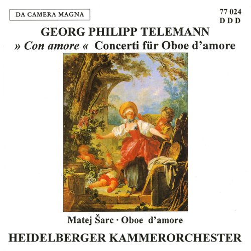 CD cover featuring a classical painting of figures in a garden.