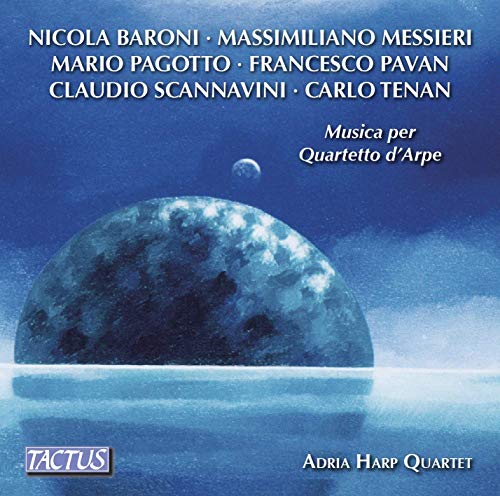 "CD cover featuring a blue moon over water, with artist and title text."