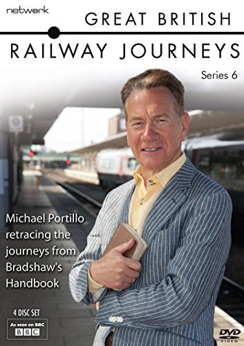 DVD cover for “Great British Railway Journeys” Series 6 featuring Michael Portillo.