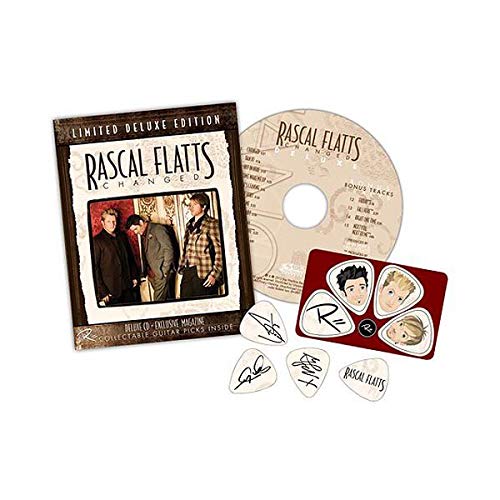 Rascal Flatts “Changed” deluxe CD edition with guitar picks.