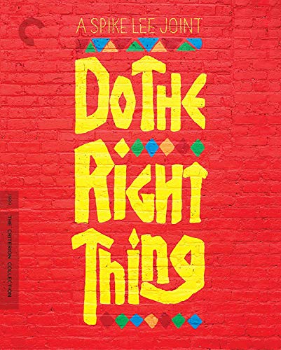 Yellow text reading Do The Right Thing on a textured red brick wall background.