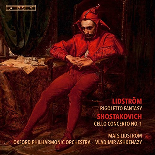 CD cover featuring a man in red attire sitting in a chair.
