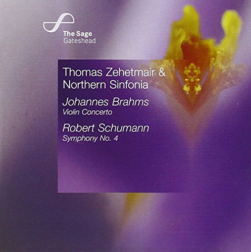 CD cover with purple background, yellow flower, and white text listing the artists and compositions.