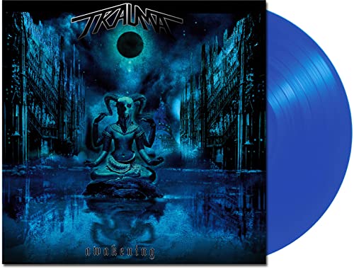 Trauma - Awakening" vinyl record with dark, fantastical cover art and blue discs.