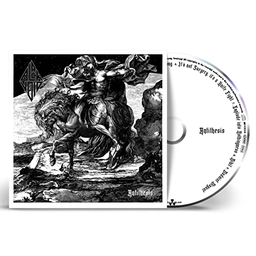 CD case for Black Void - Antithesis, featuring dramatic black and white artwork.