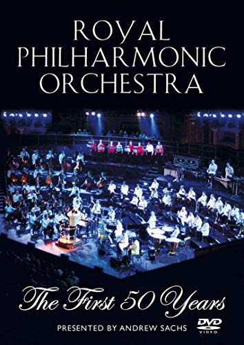 Royal Philharmonic Orchestra performing on stage, DVD cover art.